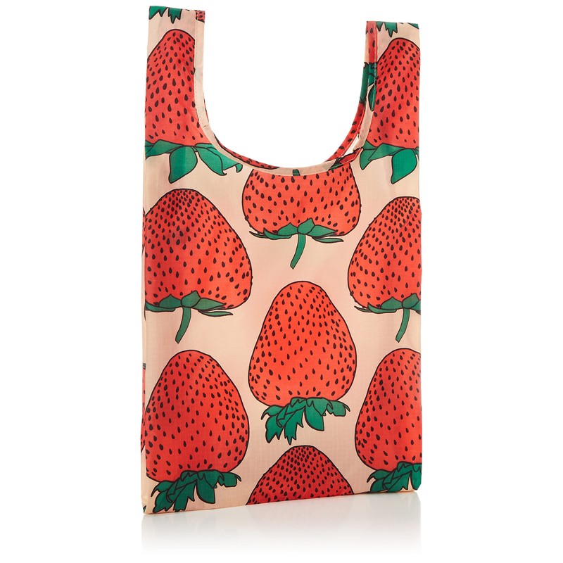 BAGGU Eco Bag, BABY Pattern, 100% Recycled, strawberry