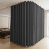 MaKefeile Room Divider Curtains & Flexible Bendable Tracks Set,Privacy Dividers