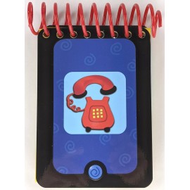 Handy Dandy Notebook Handcrafted Blue Stripes Notebook -LOVE DAY