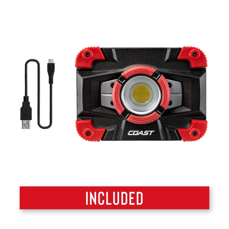 Coast WLR1 Work Light Rechargeable Resists Water Impact and Dust