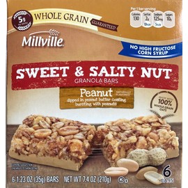 MILLVILLE Trail Mix Granola Bars (6 count) (Sweet & Salty Nut)