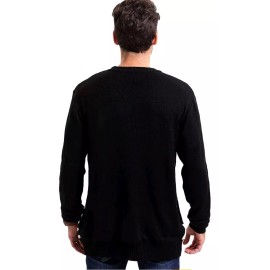 Crazy Dog Tshirts Arvilhill Christmas Men Loose Longsleeve Knit Funny Sweatshirt Pullover. Large