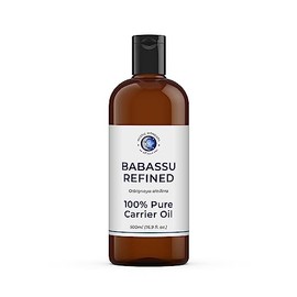 Mystic Moments Mystic Moments | Babassu Refined Carrier Oil 1 Litre - Pure & Natural Oil Perfect For Hair, Face, Nails, Aromatherapy, Massage and Oil Dilution Vegan GMO Free