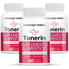 Tonerin Frascos 180 Cápsulas Nueva Presentación