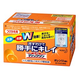 トイレマジックリン トイレ用洗剤 流すだけで勝手にキレイ オレンジの香り 付替用 80g