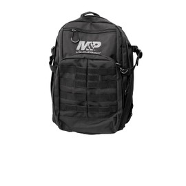 Smith & Wesson M&P Duty Series Small Backpack with Weather Resistance, Ballistic Fabric Construction and MOLLE for Hunting, Range, Travel and Sport, Black