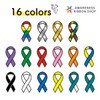 AWARENESS RIBBON Lapel Pin mourning Melanoma Black Flat