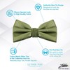 Sage Green Bow Ties For Men - Mens Woven Pre