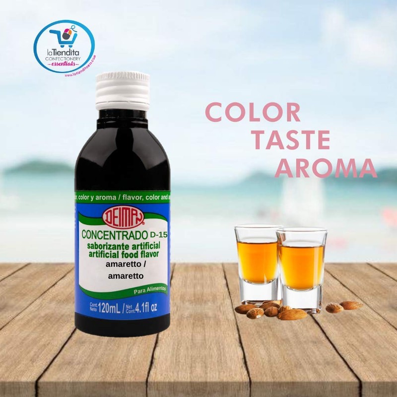 Deiman Artificial Food Flavoring Amaretto Concentrate D-15 (4 fl oz)