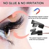 Magnetische Wimpern, 3D Falsche Wimpern, Magnet Fake Lashes ohne Eyeliner,