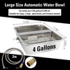 4Gal Automatic Water Bowl Dispenser for Dog,Pig Waterer,Outdoor Automatic Dog