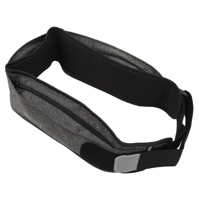 Running Waist Bag Multi Independent Pockets Elastic Breathable Thin Light