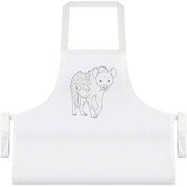 Azeeda 'Spotted Hyena Prowling' Unisex Cooking Apron (AP00081944)