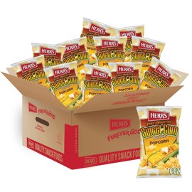 Herr’s Popcorn, Fire Roasted Sweet Corn Flavor, 6 Ounce (Pack of 9 Bags) – Popcorn with Sweet and Smoky Corn Flavor – Perfect for sharing with friends