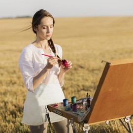 Conda 3 Pack Waist Apron, Short Apron With Pockets, Chef Apron for Women Men, Waitress Apron for Home Restaurant Bar, Cooking Cleaning Gardening Painting