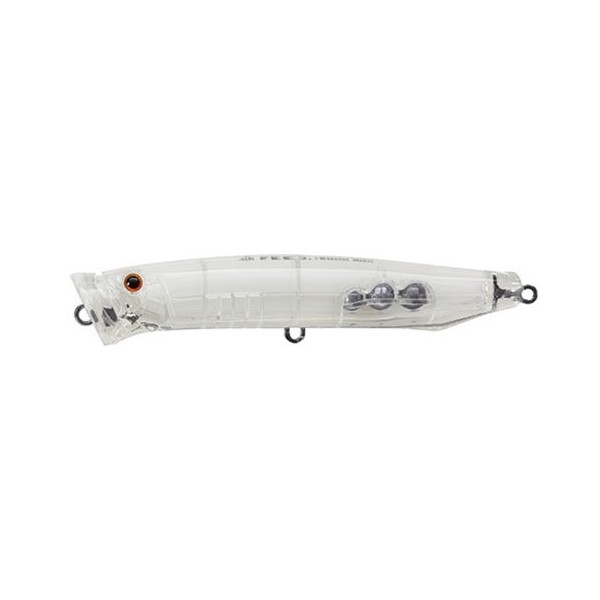 Tacklehouse CFDW175 Popper Contact Feed Diving Wobbler, 6.9 inches (175 mm), 2.9 oz (83 g), Clear #22