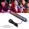 LED Scrolling Sign 12x72 Pixels 230x50mm Bluetooth APP Programmable LED
