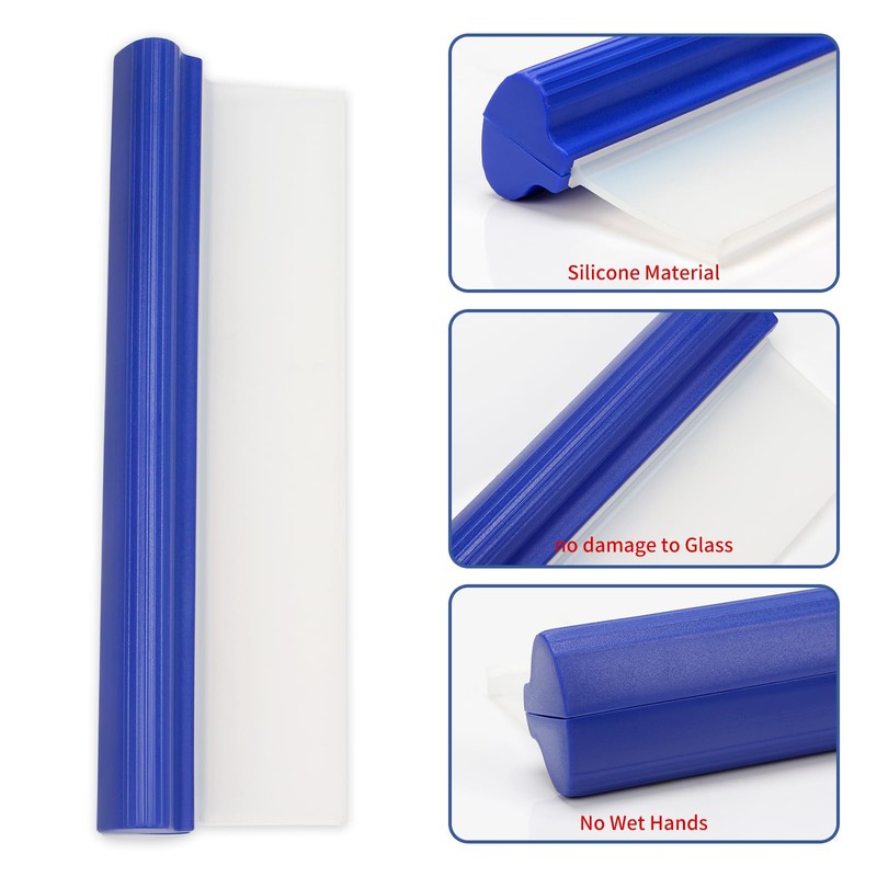Sayene 2 Pack 12inch car Squeegee,Silicone Squeegee,car Window Squeegee,Flexible T-Bar