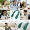 Portable Bladeless Neck Fan for Hands-Free Cooling – 5-Speed USB