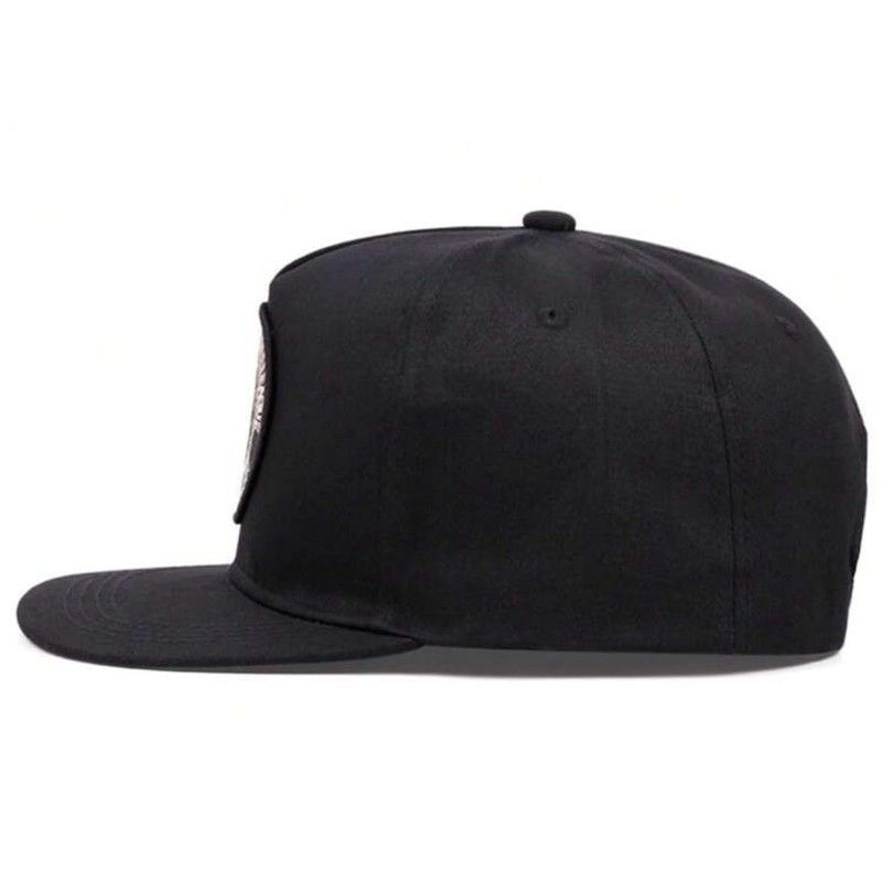 sproutsy Men's Snapback Flat Visor Cap 23, Black