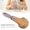 3 Set Hand Chucks Wooden Handles Pear Shape Graver Handle