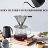 Coffee Filter, Reusable Pour Over Coffee Filter Made of Stainless