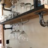 RedDreamer 14-Inch Wine Glass Rack, Under Cabinet Wine Glass Holder
