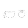 White Round Gutter 90 Degree Angle Joint, Freeflow 112mm Rain