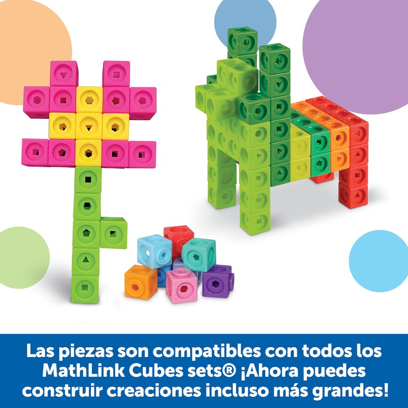 MathLink Cubes Kindergarten Math Activity Set Mathtastics!, Juguetes para aprender