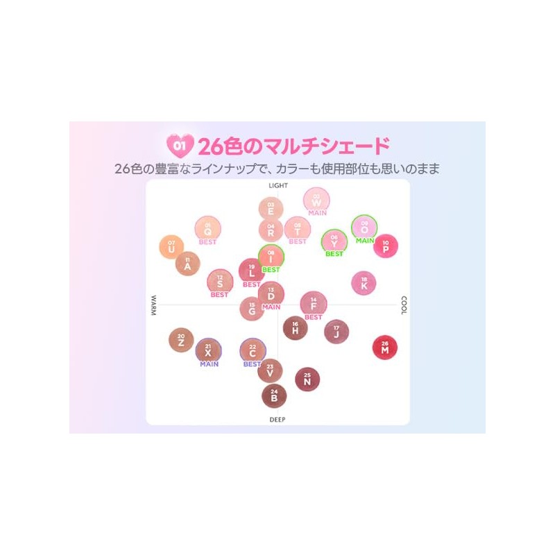 peripera Talk Blush Key Cap/Cream Teak Eyeshadow (09 O: Orchid