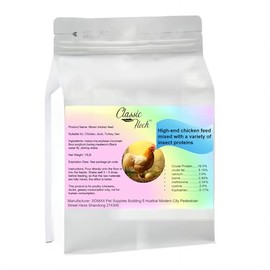 Classic Flock 15LB Hen Feed - a Hen Specific Feed Developed for The Health of hens and The Production of More and Better Eggs. 15LB Mixed Chicken Feed