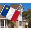 2×3 FT Acadia Flag,Medium 60×90 CM 100D Acadian Outdoor Banner,Doube