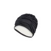 Fashy Women's Fabric Polyester Lined Swim Turban - Black