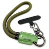 RONGBOER Handmade Cowhide Leather Phone Wrist Strap,Universal Adjustable Key Lanyard,Stylish