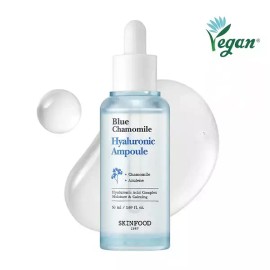 Skin Food 스킨푸드 블루 캐모마일 히알루로닉 앰플 50ml Skinfood Blue Chamomile Hyaluronic Ampoule 50ml