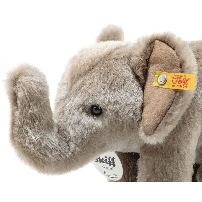 Steiff 64487 Trampili elephant, Grey, 18 cm