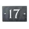 Slate Engraved House Number 17