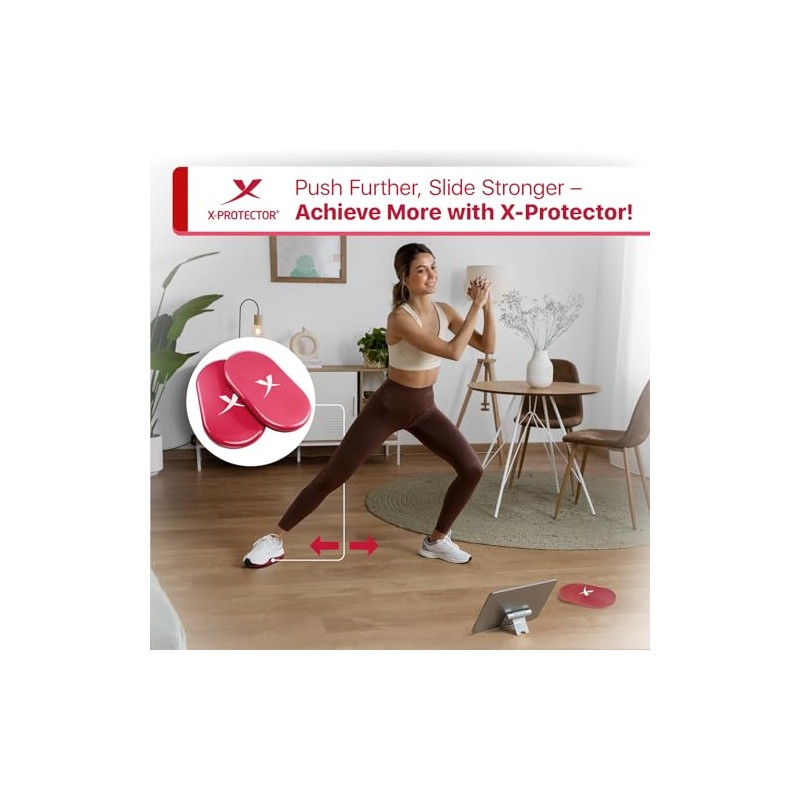 X-Protector Core Sliders para entrenar, 2 discos deslizantes de fitness