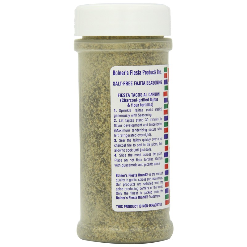 Fiesta Seasoning Fajita Salt Free, 5-Ounce (Pack of 6)