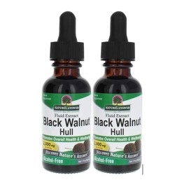 Black Walnut Hulls, Alcohol-Free, 1 fl oz (30 ml) Pack of 2