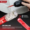 ColumPRO Porcelain Tile Drill Bits Set, 5PCS 1/4“（6mm）Dry Diamond Drill