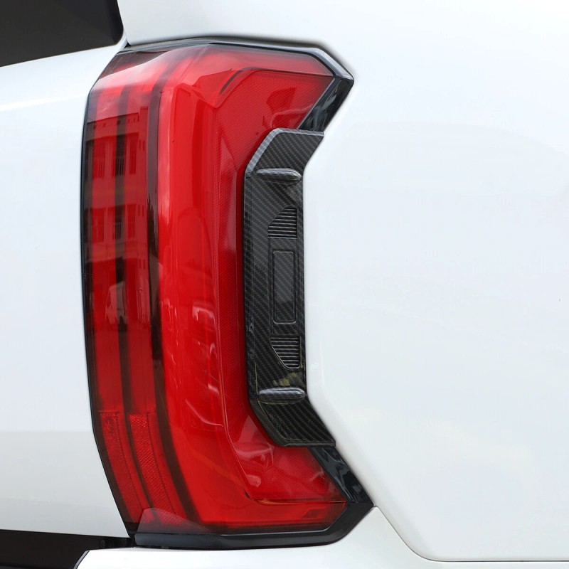 e-power-auto-Trim Carbon ABS Rear Tail Light Side Lamp Cover Trim