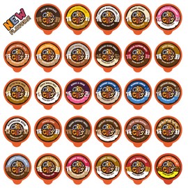 Crazy Cups Flavored Coffee in Single Serve Coffee Pods - Flavor Coffee Variety Pack Chocolate 40 Count