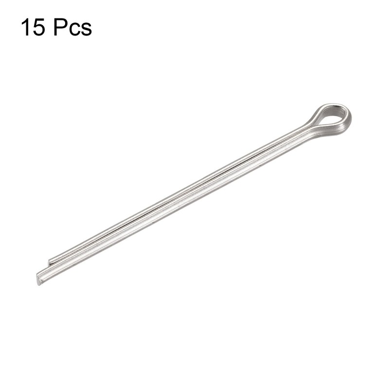 sourcing map Pack of 15 Split Splint Pins 4 x