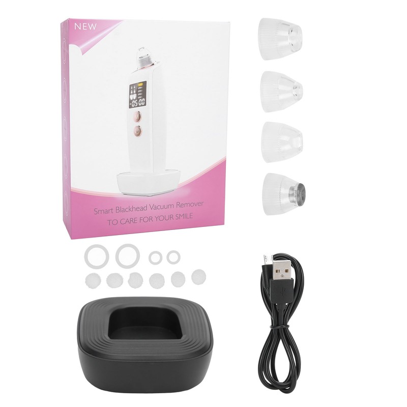 Visual Electric Blackhead Removal Machine Adjustable Vacuum Suction Face Pore