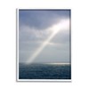 Stupell Industries Sun Rays Shining Ocean Clouds Framed Giclee Art,