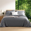 NEXHOME PRO Duvet Cover Queen, 100% Organic Bamboo Cooling Duvet