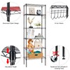 WISLAS Heavy Duty Adjustable Metal Shelf - Commercial Grade 6-Tier