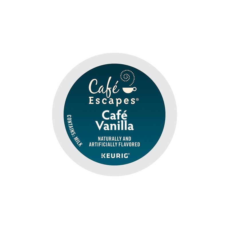Café Escapes Café Vanilla, Keurig Single-Serve K-Cup Pods, 24 Count