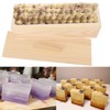 Kukmakri Artisan Soap Loaf Wood Box for Soap Making White